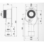 Сифон для писсуара Alcaplast A45C